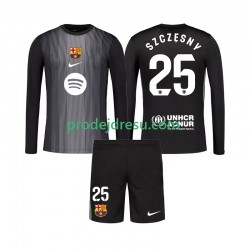 FC Barcelona Dresy Fotbal Szczesny 25 Brankářské Dětský Alternativní 2025-2026 Dlouhý rukáv