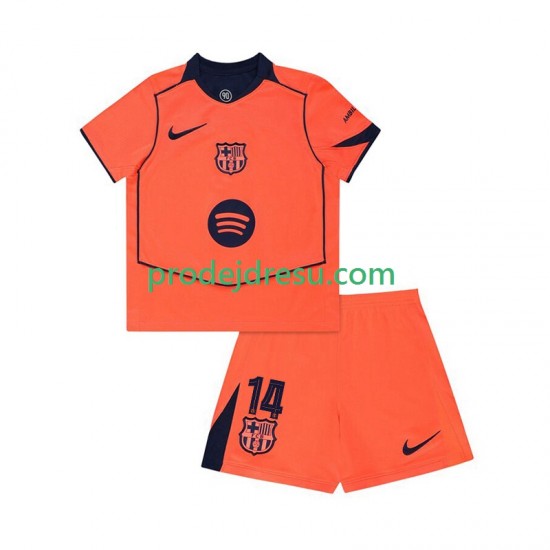 FC Barcelona Dresy Fotbal Marcus Rashford 14 UCL Dětský Alternativní 2025-2026 Krátký rukáv