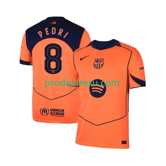 FC Barcelona Dresy Fotbal Pedri 8 UCL Muž Alternativní 2025-2026 Krátký rukáv