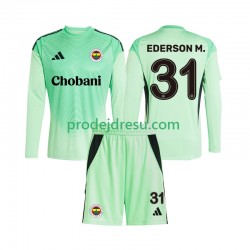 Dresy Fotbal Fenerbahce Ederson Moraes 31 Brankářské Dětský Venkovní 2025-2026 Dlouhý rukáv