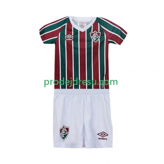 Fluminense Dresy Fotbal Dětský Domácí 2025-2026 Krátký rukáv
