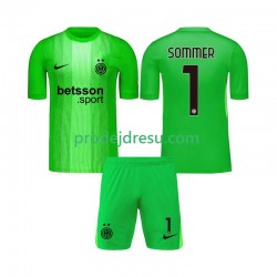 Inter Milán Dresy Fotbal Yann Sommer 1 Brankářské Dětský Alternativní 2025-2026 Krátký rukáv