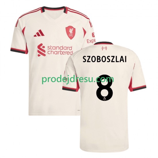 Liverpool Dresy Fotbal Dominik Szoboszlai 8 Muž Venkovní 2025-2026 Krátký rukáv