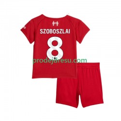 Liverpool Dresy Fotbal Dominik Szoboszlai 8 Dětský Domácí 2025-2026 Krátký rukáv