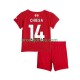 Liverpool Dresy Fotbal Federico Chiesa 14 Dětský Domácí 2025-2026 Krátký rukáv