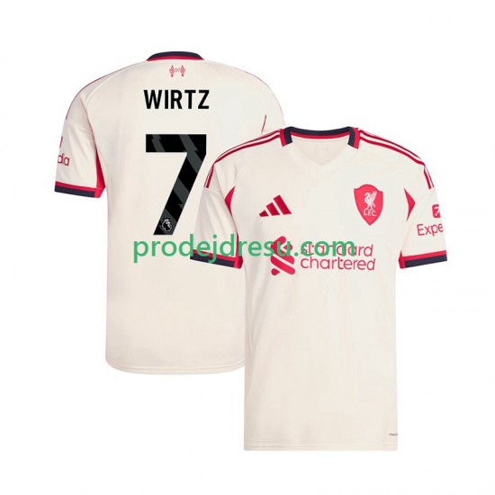 Liverpool Dresy Fotbal Florian Wirtz 7 Muž Venkovní 2025-2026 Krátký rukáv