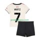 Liverpool Dresy Fotbal Florian Wirtz 7 Dětský Venkovní 2025-2026 Krátký rukáv