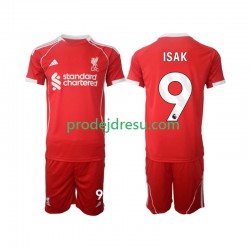 Liverpool Dresy Fotbal ISAK 9 Dětský Domácí 2025-2026 Krátký rukáv