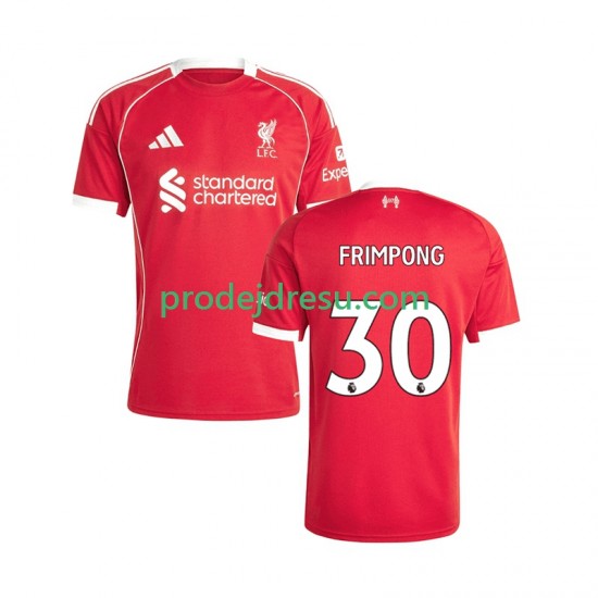 Liverpool Dresy Fotbal Jeremie Frimpong 30 Muž Domácí 2025-2026 Krátký rukáv