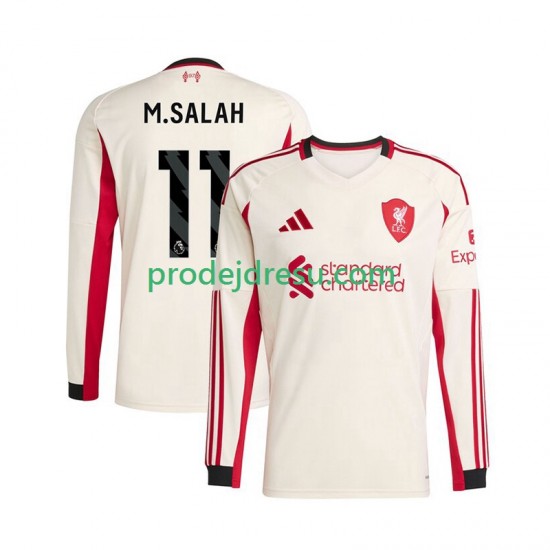 Liverpool Dresy Fotbal Mohamed Salah 11 Muž Venkovní 2025-2026 Dlouhý rukáv