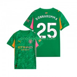 Manchester City Dresy Fotbal Gianluigi Donnarumma 25 Brankářské Muž Domácí 2025-2026 Krátký rukáv