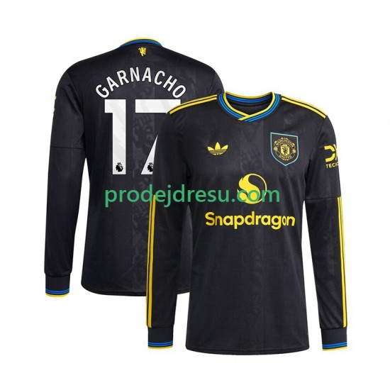 Manchester United Dresy Fotbal Alejandro Garnacho 17 Muž Alternativní 2025-2026 Dlouhý rukáv