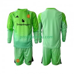 Manchester United Dresy Fotbal Brankářské Dětský Čtvrtý 2025-2026 Dlouhý rukáv