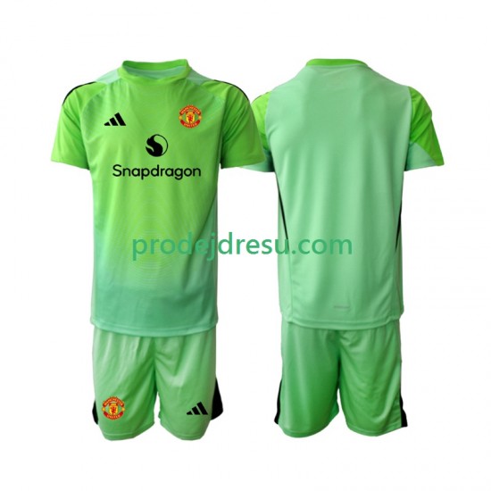 Manchester United Dresy Fotbal Brankářské Dětský Čtvrtý 2025-2026 Krátký rukáv
