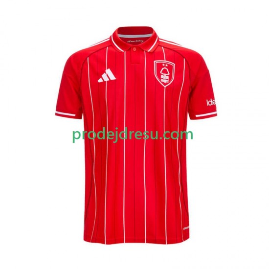 Nottingham Forest Dresy Fotbal Muž Domácí 2025-2026 Krátký rukáv