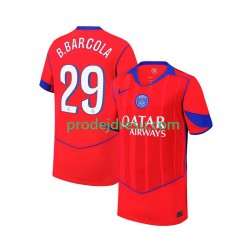Paris Saint-Germain Dresy Fotbal Bradley Barcola 29 Muž Alternativní 2025-2026 Krátký rukáv