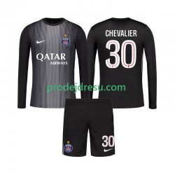 Paris Saint-Germain Dresy Fotbal Lucas Chevalier 30 Brankářské Dětský Domácí 2025-2026 Dlouhý rukáv