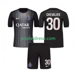 Paris Saint-Germain Dresy Fotbal Lucas Chevalier 30 Brankářské Dětský Domácí 2025-2026 Krátký rukáv