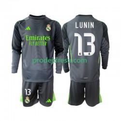 Real Madrid Dresy Fotbal Andriy Lunin 13 Brankářské Dětský Alternativní 2025-2026 Dlouhý rukáv