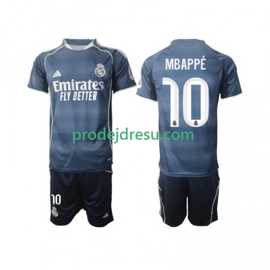 Real Madrid Dresy Fotbal Mbappé Kylian 10 Dětský Venkovní 2025-2026 Krátký rukáv