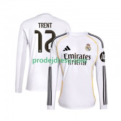 Real Madrid Dresy Fotbal Trent Alexander-Arnold 12 Muž Domácí 2025-2026 Dlouhý rukáv