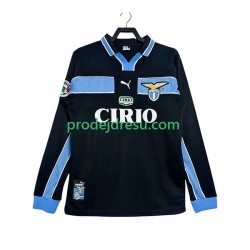 Lazio Řím Dresy Fotbal Retro Muž Venkovní 1998 1999 Dlouhý rukáv