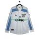 Lazio Řím Dresy Fotbal 2000 Retro Muž Venkovní 1999 Dlouhý rukáv