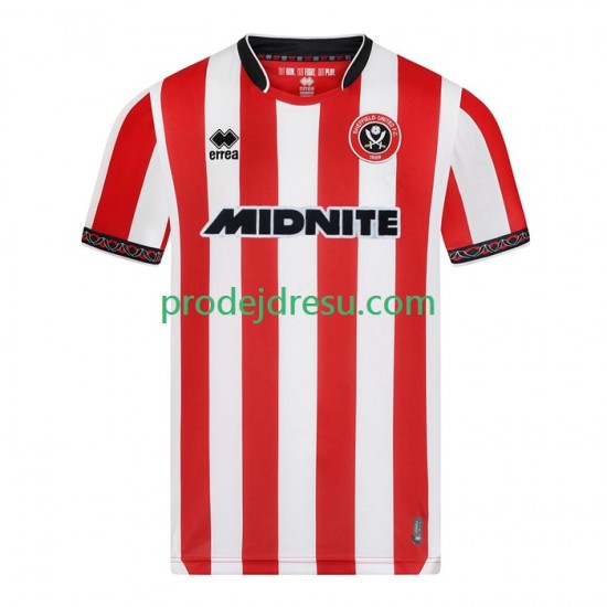 Sheffield United Dresy Fotbal Muž Domácí 2025-2026 Krátký rukáv