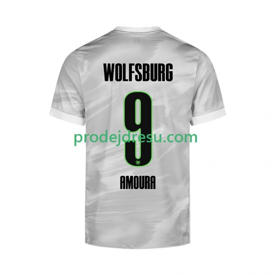VfL Wolfsburg Dresy Fotbal Mohamed Amoura 9 Muž Venkovní 2025-2026 Krátký rukáv