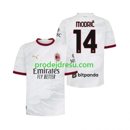 AC Milán Dresy Fotbal Modrić Luka 14 Muž Venkovní 2026-2027 Krátký rukáv