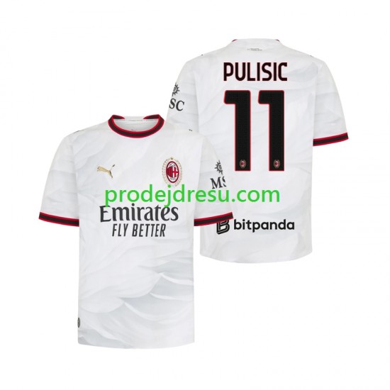 AC Milán Dresy Fotbal Pulisic 11 Muž Venkovní 2026-2027 Krátký rukáv