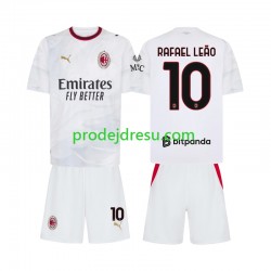 AC Milán Dresy Fotbal Rafael Leao 10 Dětský Venkovní 2026-2027 Krátký rukáv