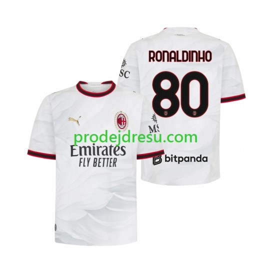 AC Milán Dresy Fotbal Ronaldinho 80 Muž Venkovní 2026-2027 Krátký rukáv