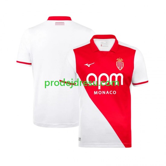 AS Monaco Dresy Fotbal Muž Domácí 2026-2027 Krátký rukáv