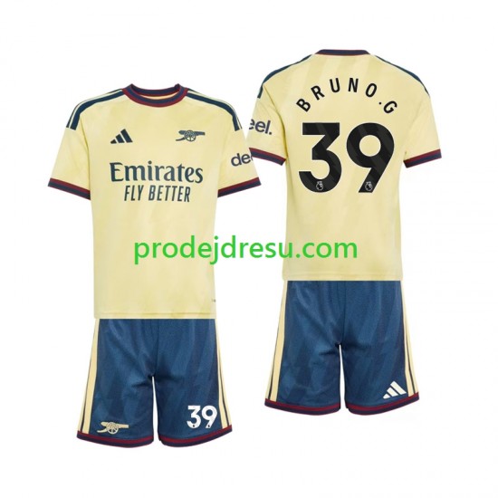 Arsenal Dresy Fotbal Bruno Guimaraes 39 Dětský Alternativní 2026-2027 Krátký rukáv