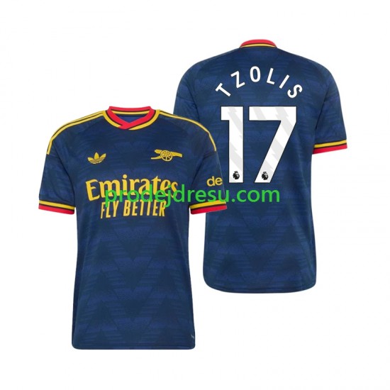 Arsenal Dresy Fotbal Christos Tzolis 17 Muž Venkovní 2026-2027 Krátký rukáv