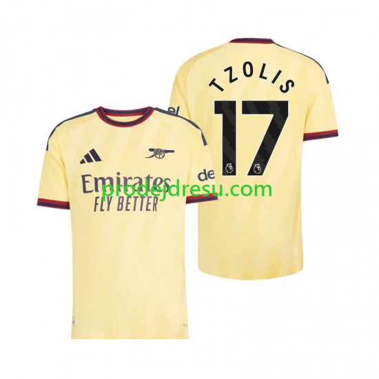 Arsenal Dresy Fotbal Christos Tzolis 17 Muž Alternativní 2026-2027 Krátký rukáv
