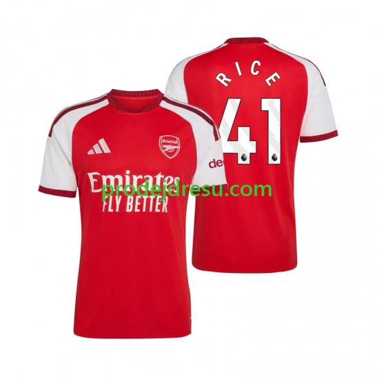 Arsenal Dresy Fotbal Declan Rice 41 Muž Domácí 2026-2027 Krátký rukáv