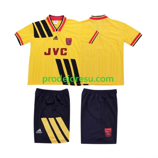 Arsenal Dresy Fotbal 1993 Retro Dětský Venkovní 1994 Krátký rukáv