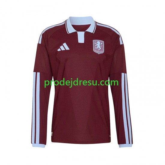 Aston Villa Dresy Fotbal Muž Domácí 2026-2027 Dlouhý rukáv