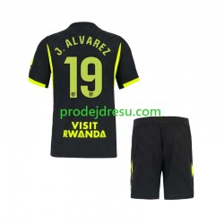 Atlético Madrid Dresy Fotbal Julian Alvarez 19 Dětský Venkovní 2026-2027 Krátký rukáv