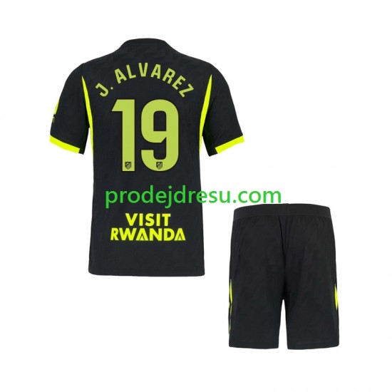 Atlético Madrid Dresy Fotbal Julian Alvarez 19 Dětský Venkovní 2026-2027 Krátký rukáv