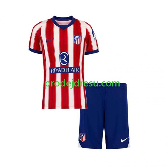 Atlético Madrid Dresy Fotbal Dětský Domácí 2026-2027 Krátký rukáv