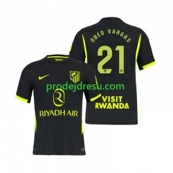 Atlético Madrid Dresy Fotbal Obed Vargas 21 Muž Venkovní 2026-2027 Krátký rukáv