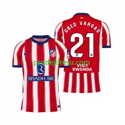 Atlético Madrid Dresy Fotbal Obed Vargas 21 Muž Domácí 2026-2027 Krátký rukáv