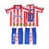 Atlético Madrid Dresy Fotbal PANTIC 10 1996 1997 Retro Dětský Domácí Krátký rukáv