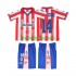 Atlético Madrid Dresy Fotbal SIMEONE 14 1996 1997 Retro Dětský Domácí Krátký rukáv