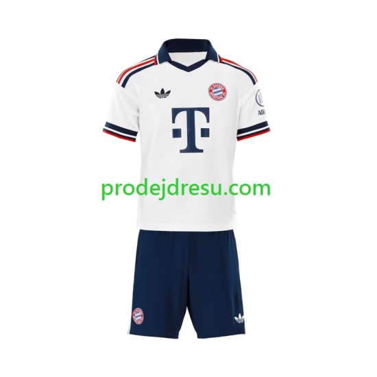 FC Bayern Mnichov Dresy Fotbal Dětský Venkovní 2026-2027 Krátký rukáv