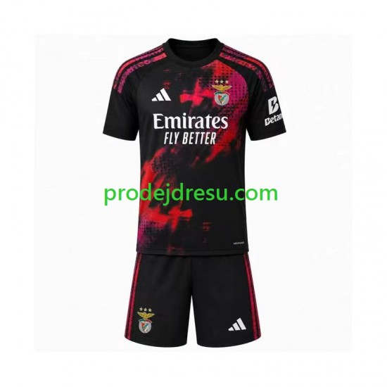 Benfica Dresy Fotbal Dětský Alternativní 2026-2027 Krátký rukáv