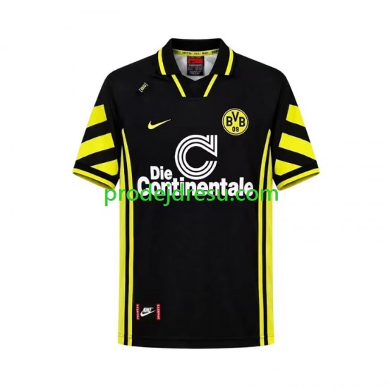Borussia Dortmund Dresy Fotbal 1996 Retro Muž Venkovní Krátký rukáv